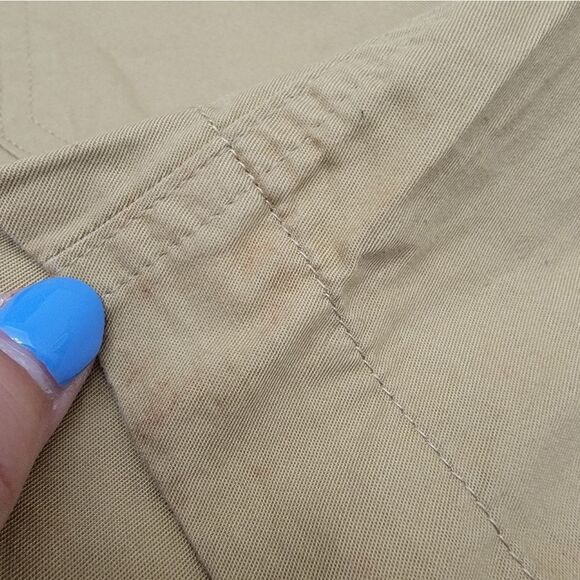 Lauren Ralph Lauren Cargo Short Khaki Tan Color Cotton Size 4 - Picture 8 of 8